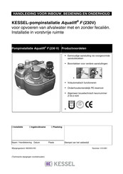 Kessel Aqualift F Handleiding