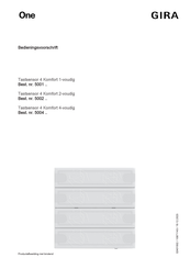 Gira 5004 Series Bedieningsvoorschrift