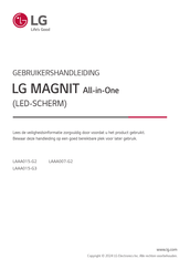 LG LAAA015-G2 Gebruikershandleiding