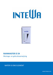 Intewa RAINMASTER D 24 Montage- En Gebruiksaanwijzing