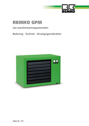 REMKO GPM Series Bedieningshandleiding