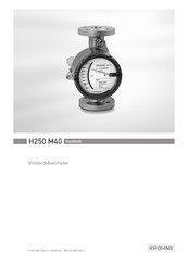 KROHNE H250 M40 Handboek