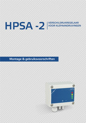 Sentera Controls HPSA-2 Gebruikers- En Montagehandleiding