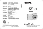 Pentax Optio M40 Handleiding