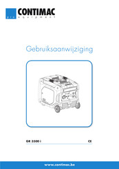 Contimac GR 3500 i Gebruiksaanwijzing