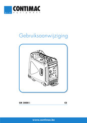 Contimac GR 2000 i Gebruiksaanwijzing