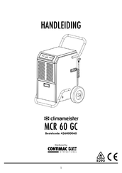 CLIMAMEISTER MCR 60 GC Handleiding