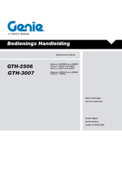 Terex Genie GTH-3007 Bedieningshandleiding