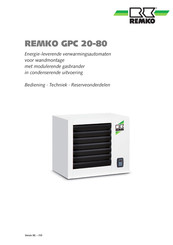 REMKO GPC 60 Bedieningshandleiding