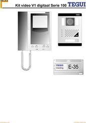 Nelec TEGUI Kit Video V1 100 Series Instructies