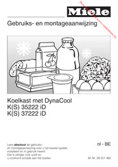 Miele DynaCool KS 35222 iD Gebruiks- En Montage-Aanwijzing