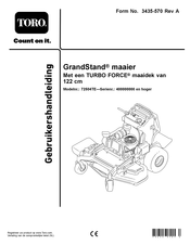 Toro 72504TE Gebruikershandleiding