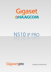 Gigaset N510 IP PRO Handleiding