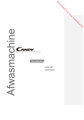 Candy CDCP 6/E Handleiding