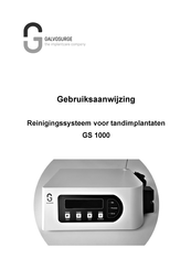 GALVOSURGE GS 1000 Gebruiksaanwijzing