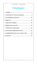 Wolfgang AT-AS50SE Handleiding