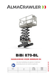 ALMACRAWLER BIBI 870-BL Handleiding Voor Gebruik