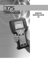 Emerson 375 Field Communicator Installatiehandleiding