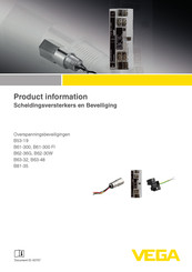 Vega B53-19 Producthandleiding