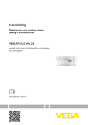 Vega VEGAPULS Air 23 Handleiding