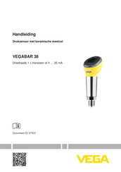 Vega VEGABAR 38 Handleiding