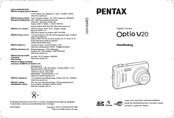 Pentax Optio V20 Handleiding