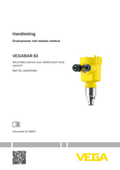 Vega VEGABAR 83 Handleiding