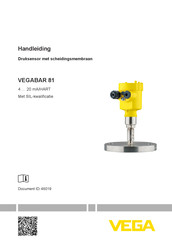 Vega VEGABAR 81 Handleiding