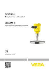 Vega VEGABAR 81 Handleiding