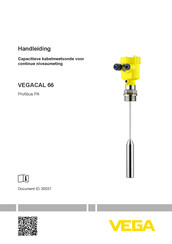 Vega VEGACAL 66 Handleiding