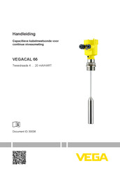 Vega VEGACAL 66 Handleiding