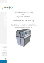 eloy water Oxyfix C-90 MB 5 IE Gebruiksaanwijzing