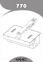 FAAC 770 Handleiding