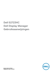 Dell S2723HC Gebruiksaanwijzingen