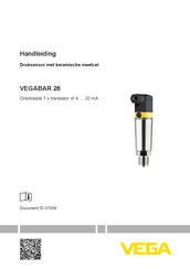 Vega VEGABAR 28 Handleiding