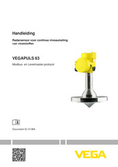 Vega VEGAPULS 63 Handleiding