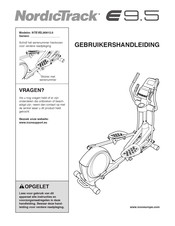 NordicTrack E 9.5 Gebruikershandleiding