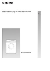 Siemens star Series Gebruiksaanwijzing En Installatievoorschrift