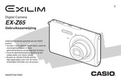 Casio Exilim EX-Z65 Gebruiksaanwijzing