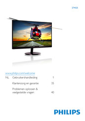 Philips 274G5 Gebruikershandleiding