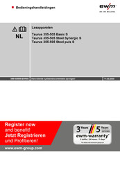 EWM Taurus 355-505 Basic S Bedieningshandleidingen