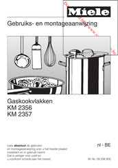 Miele KM 2356 Gebruiks- En Montage-Aanwijzing