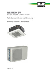 REMKO SV 261 Bedieningshandleiding