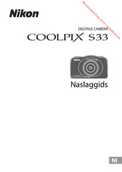 Nikon COOLPIX S33 Naslaggids