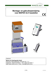 Mantis ULV MAFEX ULV Series Montage- En Gebruiksaanwijzing