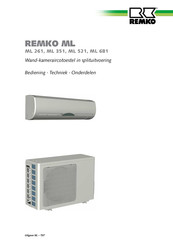 REMKO ML 351 Bedieningshandleiding