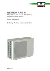 REMKO RXS 681 H Bedieningshandleiding