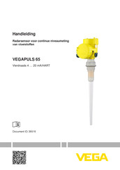 Vega VEGAPULS 65 Handleiding