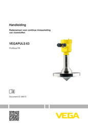 Vega VEGAPULS 63 Handleiding