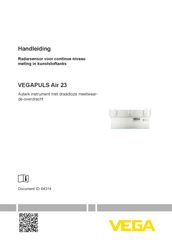 Vega VEGAPULS Air 23 Handleiding